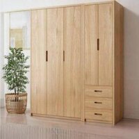 Tủ áo 4 cánh gỗ MDF TA53