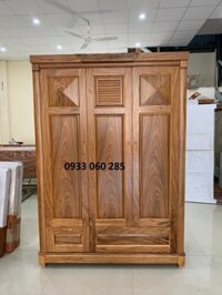 TỦ ÁO GỖ HƯƠNG XÁM 1M6