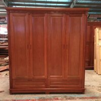 Tủ áo gỗ xoan đào nhập.gỗ thịt . Ngang 2m cao 2m2