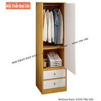 Tủ áo quần 1 cánh có hộc kéo