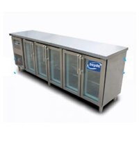 Tủ Bàn Lạnh 5 Cánh Kính