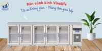 Tủ Bàn Lạnh 5 Cánh Kính