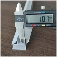 Tủ bằng hợp kim nhôm, tường sau cố định, dải viền F đơn, khung phụ kiện hình chữ U, góc gạch, tất cả đều dày A0OW