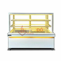 Tủ bánh ngọt kính vuông 3 tầng 1m5 Snow Village GB-350-4L.Z