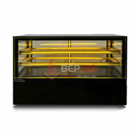 Tủ bánh ngọt kính vuông để bàn 1m2 Snow Village GB-1200V