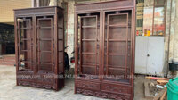 Tủ bày đồ gỗ gụ mật kt 1m cao 1m97 hàng lối cổ đẹp