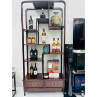 Tủ bày đồ gỗ gụ