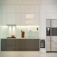 Tủ Bếp An Cường Phủ Acrylic