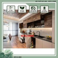 TỦ BẾP ĐẸP AN CƯỜNG - THI CÔNG TỦ BẾP GỖ CÔNG NGHIỆP