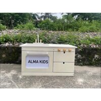 Tủ Bếp Đồ Chơi Gỗ Cho Bé mẫu số 1