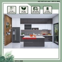 Tủ Bếp Gỗ Acrylic Đẹp An Cường