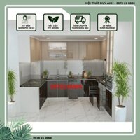 Tủ Bếp Gỗ Acrylic Đẹp Giá Rẻ | Kiểu Mẫu Tủ Bếp Hiện Đại 2022