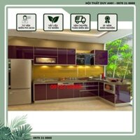 Tủ Bếp Gỗ Công Nghiệp An Cường Acrylic HP223 ( FREESHIP nội thành Hà Nội , Hà Nam ,Thái Bình , Nam Định ,Ninh Bình )