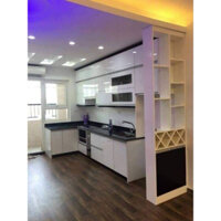 Tủ bếp gỗ công nghiệp cánh Acrylics
