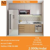 Tủ bếp gỗ MDF cốt xanh thái khung bồn nhựa picomat TB96