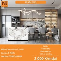 Tủ bếp gỗ MDF cốt xanh thái khung bồn nhựa picomat TB73