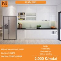 Tủ bếp gỗ MDF cốt xanh thái khung bồn nhựa picomat TB83