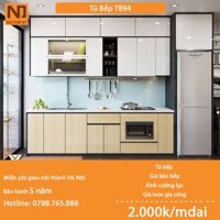 Tủ bếp gỗ MDF cốt xanh thái khung bồn nhựa picomat TB94