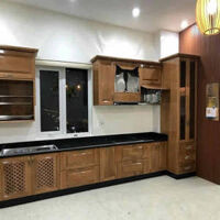 Tủ bếp Gỗ Sồi