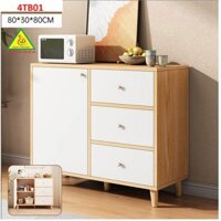 Tủ bếp hiện đại đa năng để lò vi sóng gỗ MDF 4TB02 -VĐ Smart Furrniture NỘI THẤT LẮP RÁP VIENDONGADV