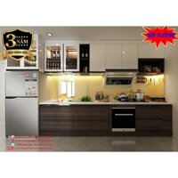 Tủ bếp hiện đại sang trọng giá 4tr6/1md gái thi công tại Xưởng