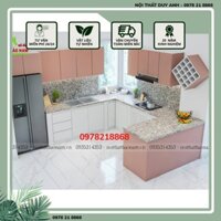 Tủ Bếp Laminate Đẹp Giá Rẻ - Thi Công Tủ Bếp Giá Rẻ HN