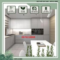 Tủ Bếp MDF Melamine Đẹp Giá Rẻ - Thi Công Tủ Bếp Gỗ Công Nghiệp Giá Rẻ