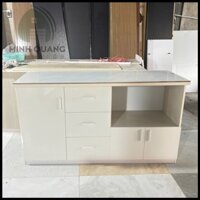 Tủ Bếp Mini Kích Thước 1m45x80x42, Tủ Bếp Nhựa Đài Loan Dày Dặn. Ưu Đãi Tại Nội Thất Nhựa Minh Quang