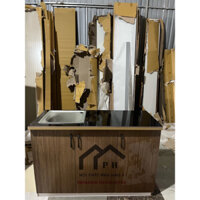 Tủ bếp mini sẵn bồn