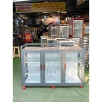 TỦ BẾP NHÔM KÍNH 120 CM