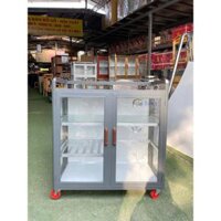 TỦ BẾP NHÔM KÍNH 80 CM