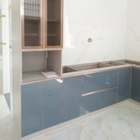 Tủ bếp nhôm kính đơn giản hiện đại đẳng cấp