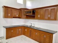 Tủ bếp nhôm kính – TBNK09