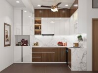 Tủ bếp Nhựa Picomat Cánh Acrylic BN11