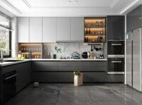 Tủ bếp nhựa Picomat chữ L TB93