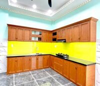 Tủ bếp treo Nhôm giả gỗ Goldoor giá 4.500.000