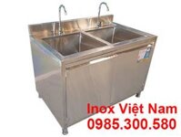 Tủ Bồn Rửa Chén Inox 2 Ngăn TUI-15