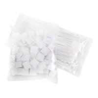 Tự Buộc Fixer Hút Định Vị Tấm 23x23cm 100 Gói Zip Tie Mount Có Dây Buộc Tự Gắn Cho Giá Đỡ Dây Trắng Quản Lý Kẹp Tường