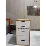 Tủ CABIN,  Tủ 5 Ngăn Kéo Kiểu IKEA Phối Màu ( hình thật )