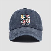 Tử Cấm Thành Chung Phong Cách Trung Hoa Quốc Hợp Thời Trang Bắc Kinh Opera Facebook Mũ Bóng Chày Nam Nữ Đạt Đỉnh Mũ Đau Khổ In Cao Cấp❈1.1