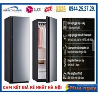 Tủ chăm sóc quần áo thông minh LG Styler Inverter 5 móc SC5GMR80H ( Có Bàn Là ) Mới 2024