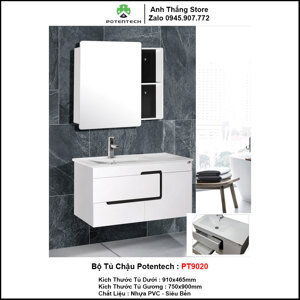 Tủ chậu PVC Potentech 9020