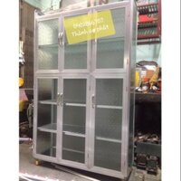 TỦ CHÉN BÁT NHÔM KÍNH (Hàng đặt)