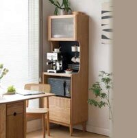 Tủ chén gỗ cao cấp đa năng kiểu dáng nhỏ gọn