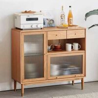 Tủ chén gỗ cao cấp thiết kế nhỏ gọn
