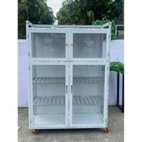 TỦ CHÉN NHÔM KÍNH 1M X 1,4M