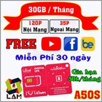 Tự Chọn Số Sim Mobifone Local A50 A89 - Tỷ GB Dùng 4G KHÔNG GIỚI HẠN, Gọi FREE. Miễn Phí tháng đầu - HÀNG CHÍNH HÃNG - Sim A50 1T