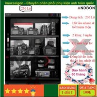 TỦ CHỐNG ẨM ANDBON AD-230S/ DS-230S, 230 LÍT + QUÀ TẶNG