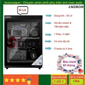 Tủ chống ẩm Andbon AD-30S - 30 lít