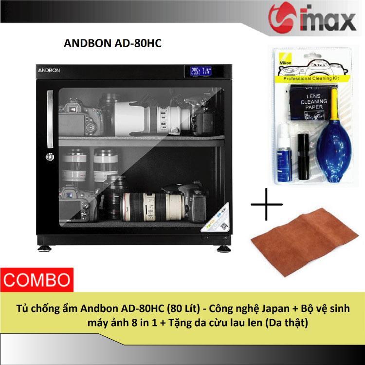Tủ chống ẩm Andbon AD-80HC - tủ ngang, 80 lít